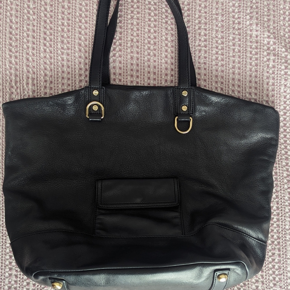 Leather purse tote bag real leather!